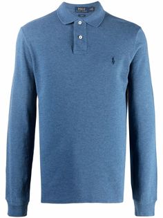 Polo Ralph Lauren рубашка поло с длинными рукавами и логотипом