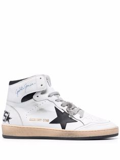 Golden Goose высокие кеды Sky-Star на шнуровке