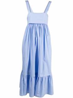 Chloé tie-back tiered long dress