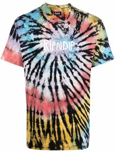 Ripndip tie-dye logo-print T-shirt