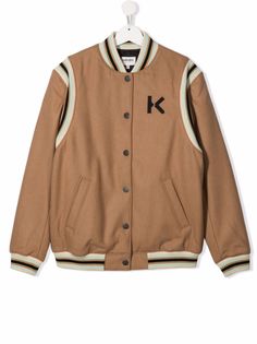 Kenzo Kids Tiger-embroidered bomber jacket
