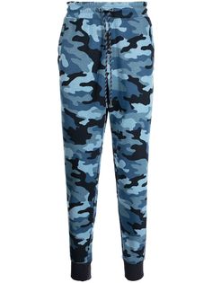 Michael Kors camouflage-print logo-tape track pants
