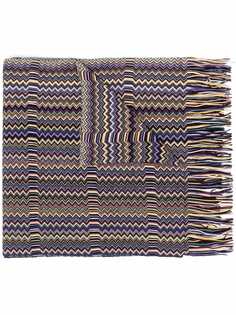 Missoni шарф с узором зигзаг