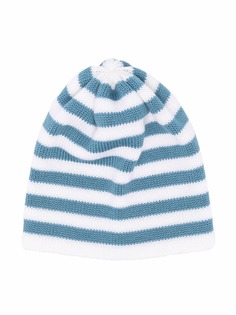 Little Bear striped virgin wool beanie