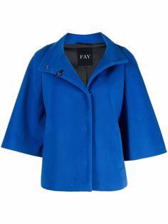 Fay укороченный пиджак с рукавами три четверти