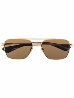 Dita Eyewear солнцезащитные очки-авиаторы в квадратной оправе