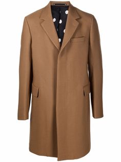 PAUL SMITH пальто с потайной застежкой