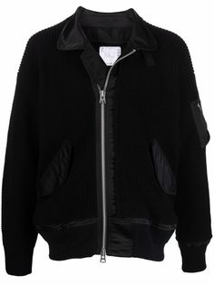 sacai бомбер на молнии