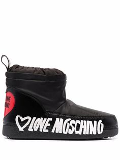 Love Moschino дутые ботинки с логотипом