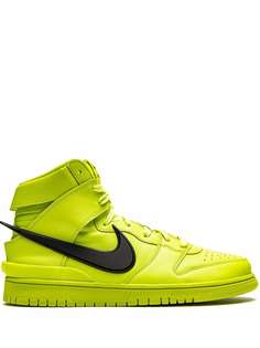 Nike кроссовки Dunk High Atomic Green из коллаборации с Ambush
