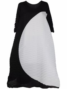 Issey Miyake расклешенные плиссированные брюки
