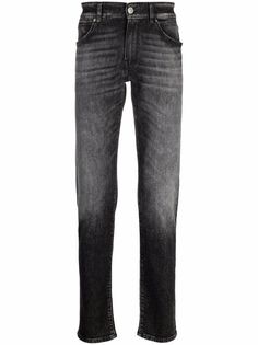 Pt01 джинсы с эффектом потертости