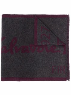 Salvatore Ferragamo кашемировый шарф с логотипом