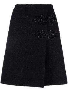 Boutique Moschino юбка с вышивкой