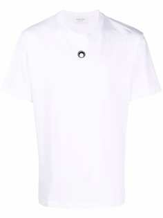 Marine Serre футболка с вышивкой Moon