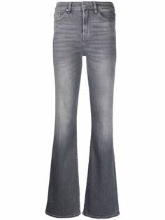 7 For All Mankind джинсы bootcut с завышенной талией