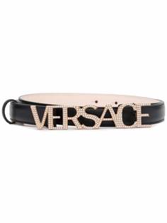 Versace ремень с кристаллами