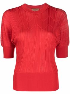 Missoni топ с короткими рукавами