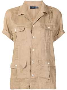 Polo Ralph Lauren льняная рубашка с короткими рукавами