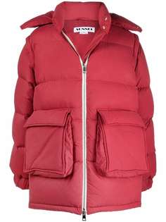 Sunnei пуховик со съемными рукавами