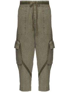 Greg Lauren укороченные брюки карго