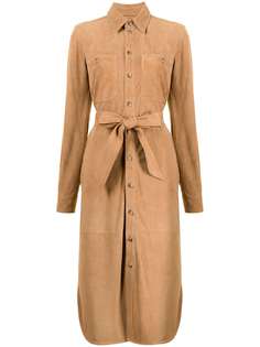 Polo Ralph Lauren платье-рубашка Suede Carpenter
