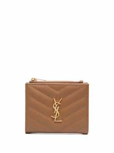 Saint Laurent стеганый кошелек Monogram