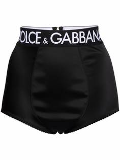 Dolce & Gabbana плавки с завышенной талией и логотипом