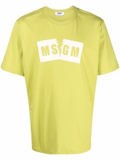 MSGM футболка с логотипом