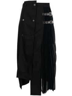 Rokh юбка с плиссировкой и пряжками