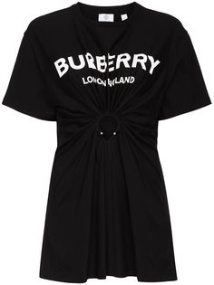 Burberry футболка Virginia с вырезом