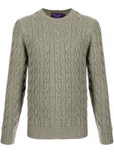Ralph Lauren Purple Label кашемировый джемпер фактурной вязки