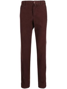 Kiton прямые брюки с логотипом