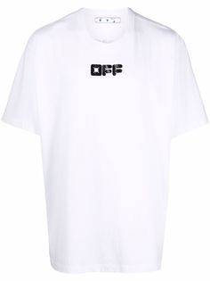 Off-White футболка с логотипом