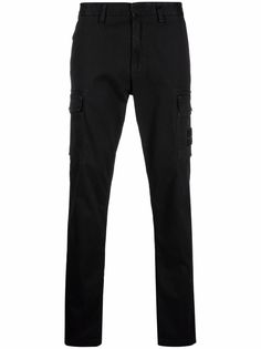 Stone Island прямые брюки с нашивкой-логотипом