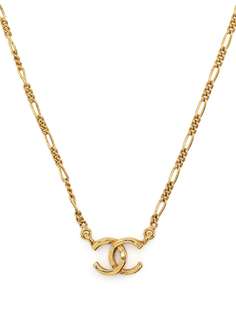 Chanel Pre-Owned колье 1980-1990-х годов с подвеской-логотипом CC