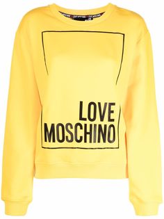 Love Moschino толстовка с логотипом