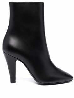 Saint Laurent ботильоны на каблуке