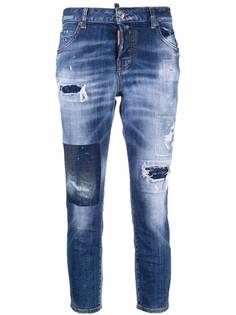 Dsquared2 джинсы с прорезями