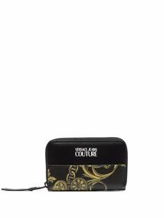 Versace Jeans Couture кошелек с круговой молнией и принтом Barocco