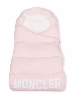 Moncler Enfant конверт с логотипом и капюшоном