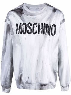 Moschino толстовка с логотипом