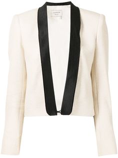 LANVIN Pre-Owned блейзер 2013-го года с контрастными лацканами