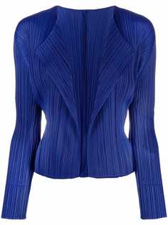 Pleats Please Issey Miyake плиссированный кардиган