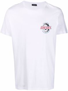 Diesel logo-print crewneck sweatshirt