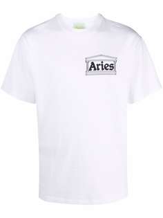 Aries logo-graphic print T-shirt