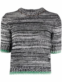 Nº21 knitted short-sleeve top