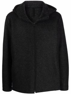 Harris Wharf London zipped hooded cardigan