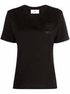 Chiara Ferragni glittered cotton T-shirt