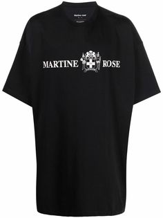Martine Rose oversized logo slogan-print T-shirt